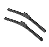 Limpiaparabrisas de Coche Escobillas de limpiaparabrisas Delanteras para Hi-Lux 2005-2015, Accesorios de Goma para Limpiar Parabrisas de 21'+19'(Right Steering)