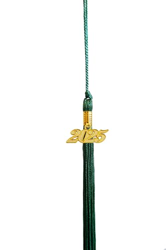 Image of Graduation Tassel 2025,Green Tassel for Graduation Cap 2025