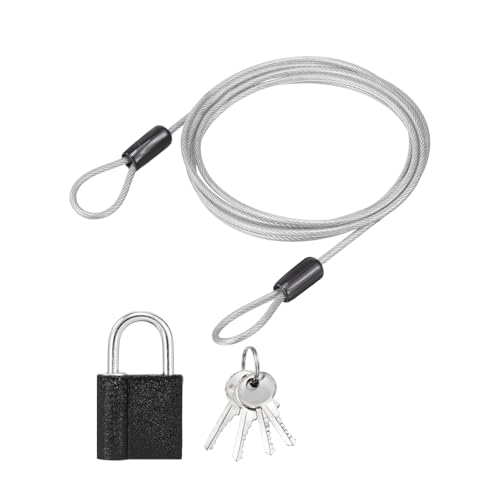 Cable de seguridad de 0.1 pulgadas para evitar robos y pérdidas de maletas