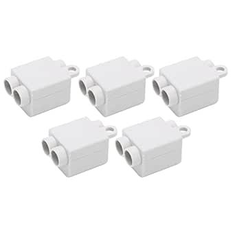 5Pcs/set Splitter Wire Connector 1 In 2 Out Brass Conductor High Power Quick Wiring Terminal Blocks 1000v 100a