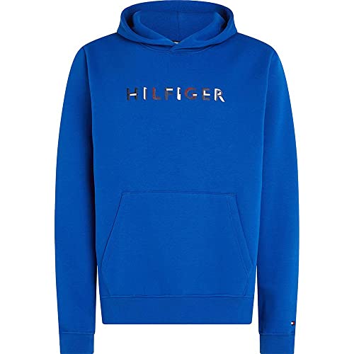 Tommy Hilfiger Herren Hoodie mit Kapuze, Blau (Ultra Blue), S