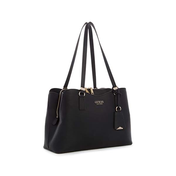 GUESS Women's Satchel, Shoulder Bag, Black, One Size - Image 4