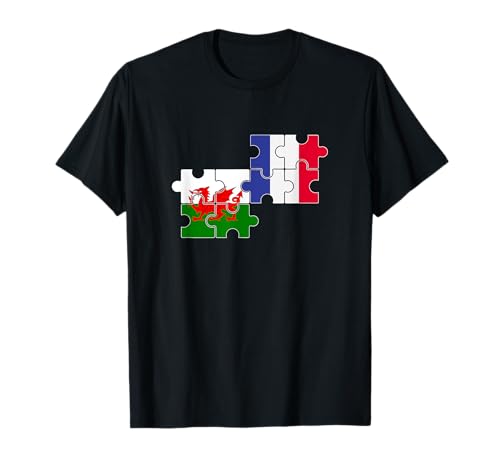 Photo de Pays de Galles France Drapeau T-Shirt