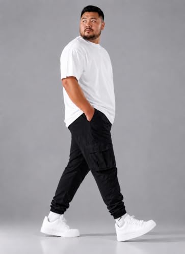 Image of INKKR Men Plus Size Cargo Pants || Plus Cargo Pants Cotton || 2XL-6XL