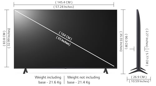 Image of LG 164 cm (65 inches) 4K Ultra HD Smart LED TV 65UR7500PSC (Dark Iron Gray)