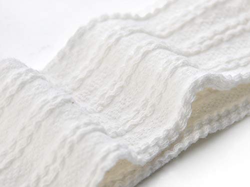 Image of Epeius Baby Girls Boys Cotton Uniform Knee High Socks Tube Ruffled Stockings (Pack of 3 /5)