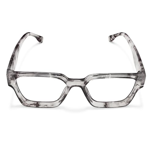 Image of livho Oversized Eyewear Frame for Woman and Men - Rectangle Fashion Glasses for Computer, Chic Preppy Frame