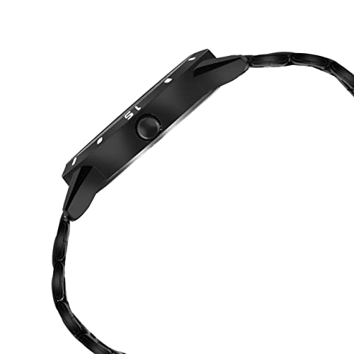 Image of HMXT-47 Bold Black Stainless Steel Series Men's Analog Watch