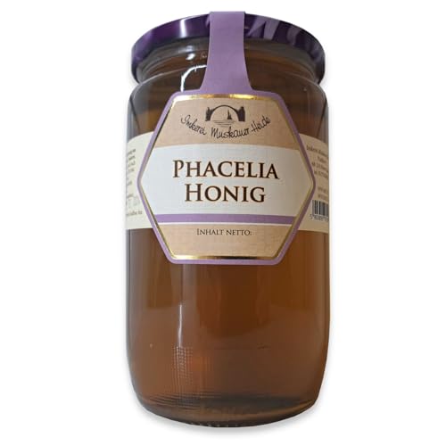 Phacelia-Honig 1000g / 1kg flüssig mit feinem natürlichen aromatischen Geschmack, rein und Hochwertig in Premium Imkerqualität