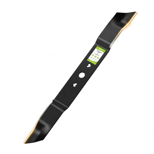 Fismiuta 21 inch Lawn Mower Blade Compatible with Greenworks 21 Deck Mower Circle Mulching Replacement Lawn Mower Blade Replacement Model MO40L03 MO48L4422 MO40L4413