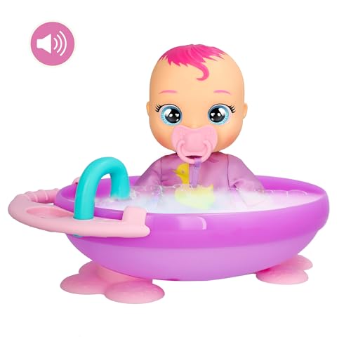 Cry Babies Newborn Mi Primer Baño Zoe Muñeca Interactiva miniatura 3