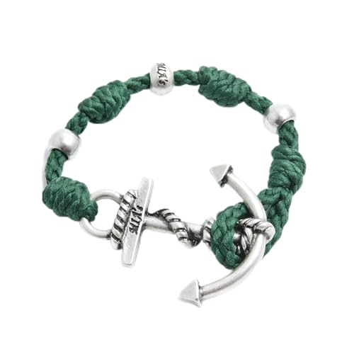 Bracelet MIA's Love Boat caramel avec sphères et fermeture ancre pour homme et femme