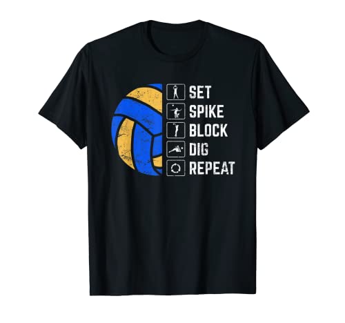 Voleibol Jugador Voleibol Amante Niñas Mamá Entrenador Conjunto Spike Camiseta