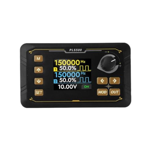 Dual Channel PWM Signal Generator 1Hz-500kHz 0-100% Duty Cycle 1.8