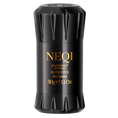 NEQI Sleek Stick Haarwachs Styling Wax Stick gegen Flyaways & Frizz Haar Finish Stick Haarglanz Sofortiger Halt ohne Verkleben Für Alle Haartypen Vegan 30g