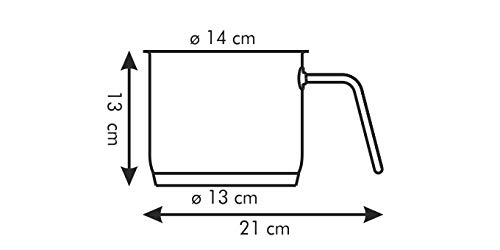 Cuit-lait induction 14 cm récipient inox de 1.8 l