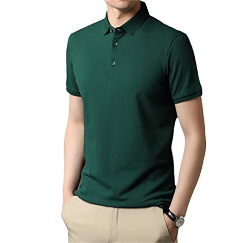 Polo d'été en coton vert homme pour vos sorties décontractées