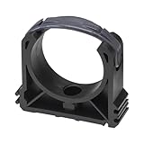 Baumaxxe Abrazaderas para tubos PVC 50 mm I Clip de sujeción con cierre y...