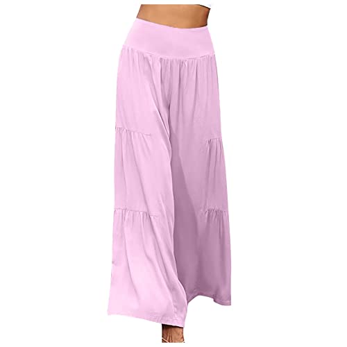 Concitor Men's Dress Pants Trousers Flat Front Leather High Rise Pants Purple #TOP5