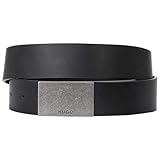 Relaxed Fit HUGO Herren Gand-ai_sz35 BELT, Black1, 110 EU