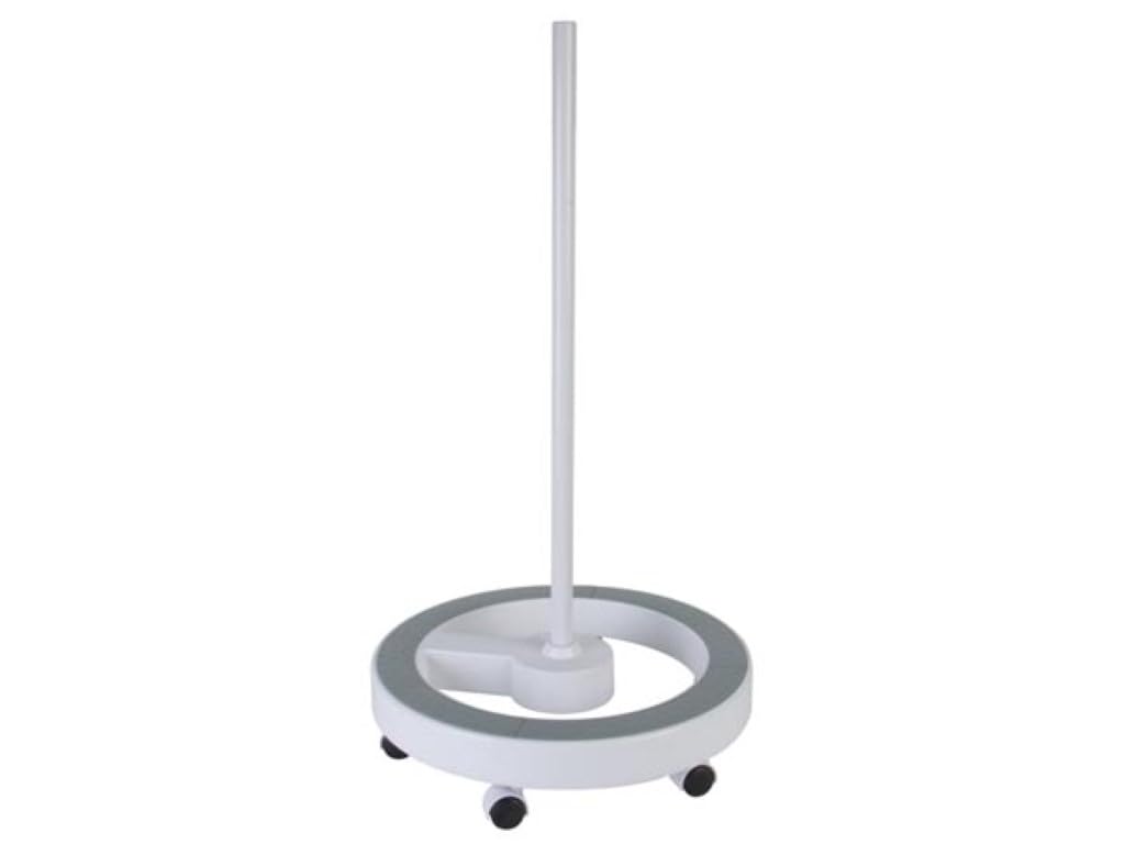 Velleman Rollbare Tischständer für Lupenlampe, passend für VTLAMP und VTLLAMP Serie, stabile Metallbasis, mobil auf Rädern, ideal für Werkbank, Elektronik, Kosmetikstudio, präzise Beleuchtung