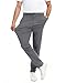 Produktbild YYIDATON Herren Chinohose Stilvolle Slim Fit Super Stretch Hosen Angenehme Stoffhose Business & Freizeit Hose für Männer (Grau, X-Large)