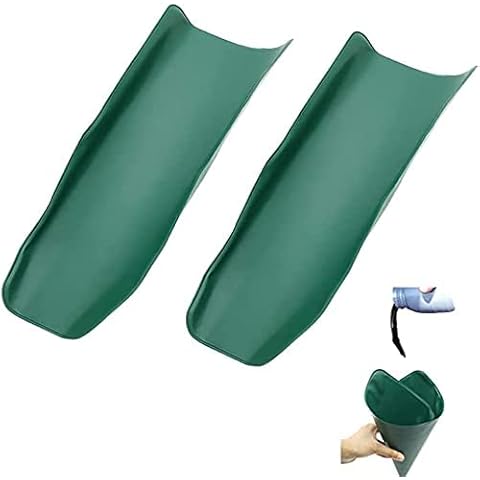 WIKIBB 2 Pcs Flexible Draining Tool Oil Funnel, Oil Drain Funnel, Foldable Draining Oil Tool for Discharging Oil from Cars, Trucks, Motorcycles, Lawn Mowers (14.5 x 6.7inches) Cover