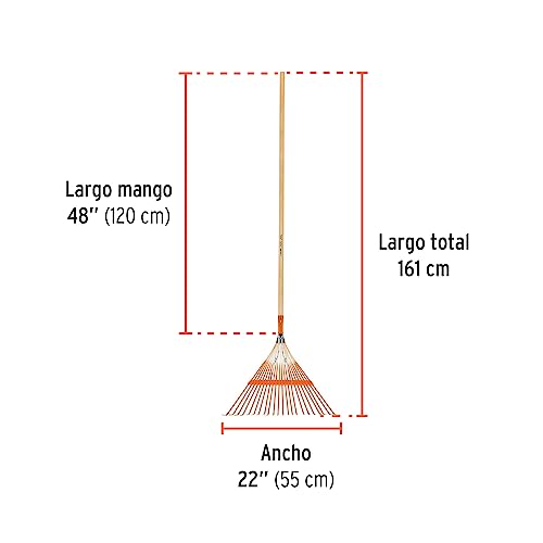 Escoba metálica para jardín 9 escoba metalica para jardin marca TRUPER (3)