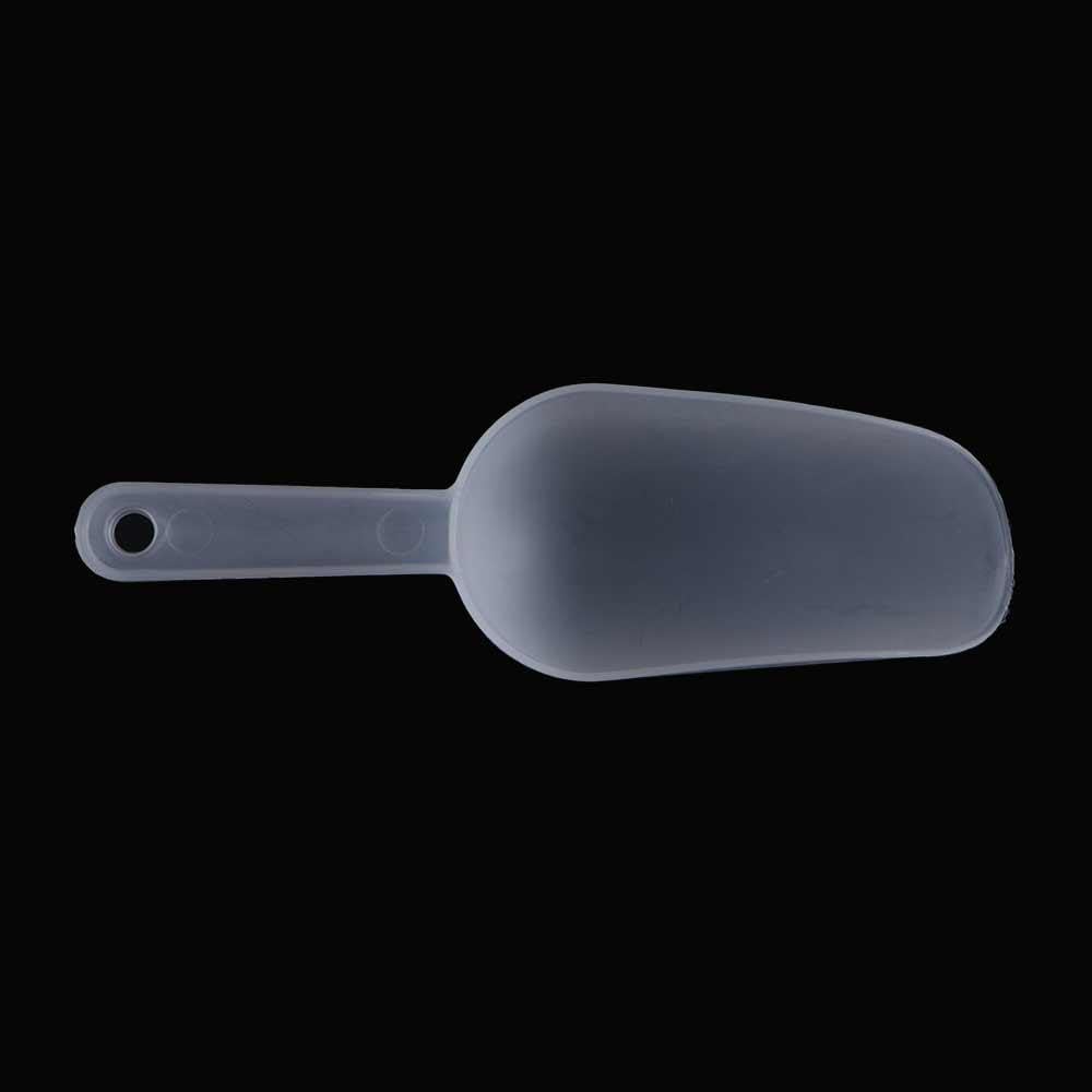 Set di 3 palette dosatrice in plastica trasparente per vaschette per cubetti di ghiaccio, farina, caramelle, dolci, cereali, dessert