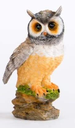 Figurine Statuette Hibou ou Chouette - Couleur - 15 cm (Hibou 1)