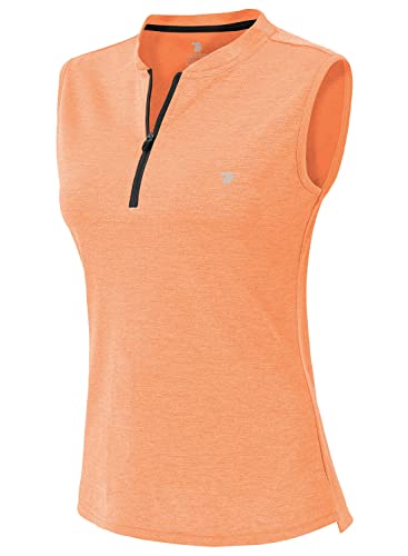 Polo de golf respirant UPF 50+ YSENTO avec zip pour femme