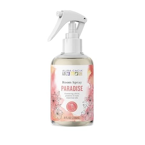Aura Cacia Paradise Room Spray 8 uncji - lekki aromat, bez syntetycznych zapachów