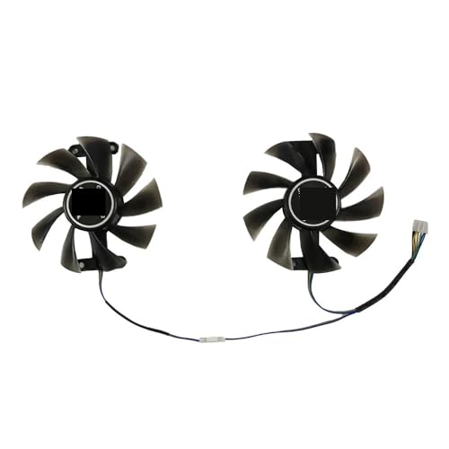 2個 PLA09215B12H グラフィックファン Radeon 用 PowerColor Red Devil Dragon AX RX 480 470 580 GA91B2U