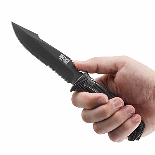 Sog SS1003-CP Seal Strike Fixed Blade Knife With Sheath- Tactical And Hunting Knife thumb #5