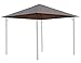 QUICK STAR Ersatzdach für Garten Pavillon 3x3m Taupe/Beigegrau RAL 7006 Antik Pavillondach Ersatzbezug
