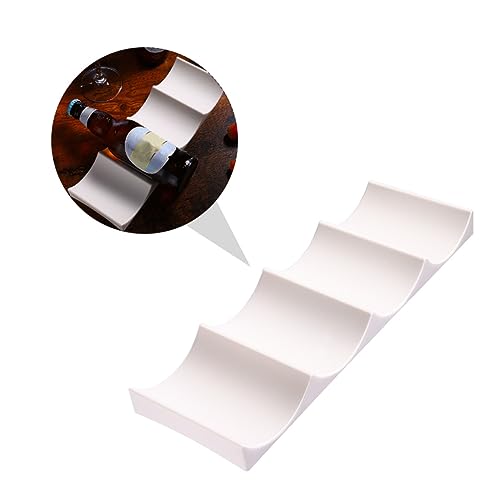 Soporte para botellas de vino Garneck 2pcs plástico miniatura 4