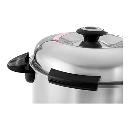 Foto von Royal Catering RCWK 16A Glühweinkocher Heißgetränkeautomat 16 L - 17,5 L 2200 W Edelstahl Abtropfschale Teemaschine Glühweintopf Glühweinkessel Heißwasserspender Heißgetränkespender Wasserkocher