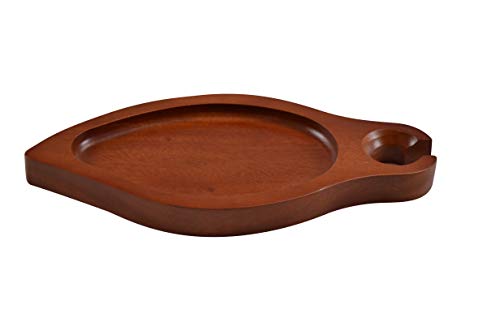 Primeware Cambridge 5-Tier Appetizer Display Tower, Mahogany Wood Antipasti Serving