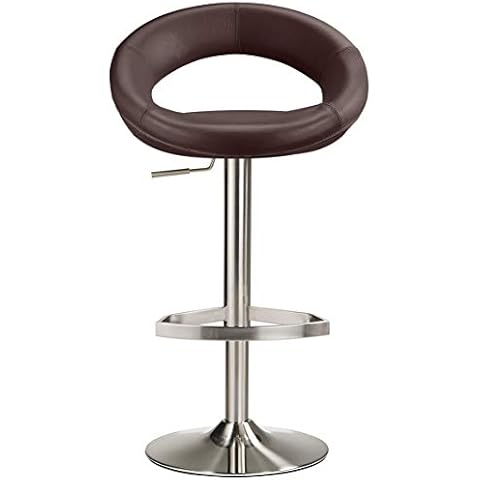 Sorrento Brushed Kitchen Bar Stool Brown Cover