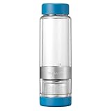 [ ビタントニオ 公式 ] ツイスティープラス 400ml (VTW-30-B) 【 ティーポットとカップがひとつに！お湯出し 水出し に対応/季節や茶葉に合わせて楽しめる 】 ティーボトル お茶 ティーポット 急須ボトル おしゃれ 茶こし 水筒 洗いやすい （ブルー）