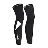 [サンティック] メンズ レッグカバー 裏起毛 サイクリング 自転車 アウトドアスポーツ 防寒 ニー カバー レッグ 膝カバー レッグウォーマー