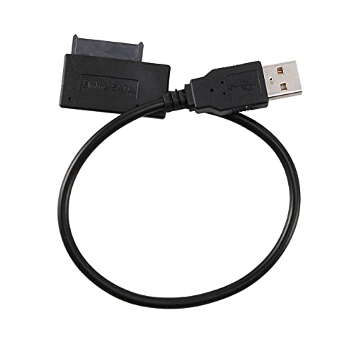 Cable Adaptador USB 2.0 a Mini Sata II 7+6 13Pin miniatura 7