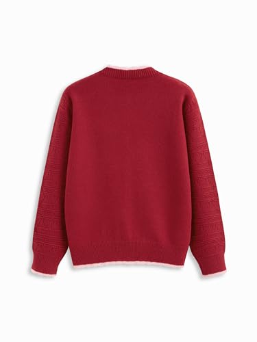 Image of CIDER Cardigan Sweaters for Women Trendy Cute Sweaters Long Sleeve Crew Neck Heart Print Cardigans Spring Fall Outfits
