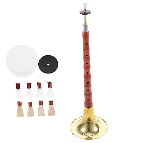 GALPADA 1Set C Key Suona Wind Instrument for Beginners Ethnic Rosewood Design Durable Construction Easy to Carry and Store Sound for Music Practice