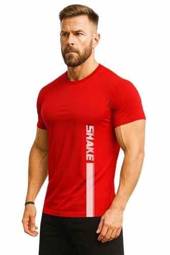 Image of 3Colours RGB Active Fit Men's Sports T-Shirt - Lightweight Quick Dry Polyester Gym & Running Wear-Shake