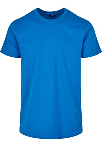 Build Your Brand Herren Basic Round Neck T-Shirt – Baumwollshirt im...