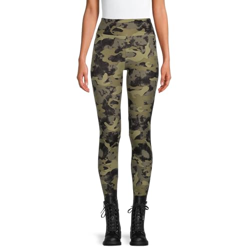 No Boundaries Womens | Juniors | Tie Dye Camo | Sueded Ankle Leggings (Medium)