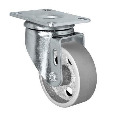 Vintage Industrial 5" X 1.25" Light Duty Semi-Steel Wheel - Swivel Caster - 300 lb Capacity per Caster - CasterHQ
