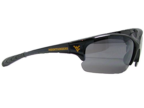 West Virginia Black Blue Elite Sunglasses S7JT