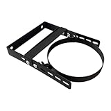 Jugutyeg Abrazadera de Fijación para Tubo de Chimenea, Herrajes Resistentes, Abrazadera para Revestimiento de Conducto de Humos